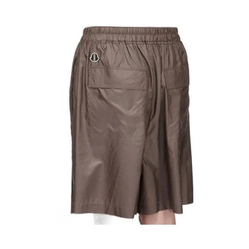 Moncler + Rick Owens Kiltshorts In Dark Dust Recycled Ultra-Lightweight Polyester