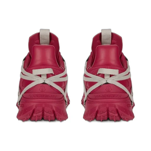 Moncler + Rick Owens Trailgrip Megalace® In Carnelian Mediumweight Full Grain Calf Leather