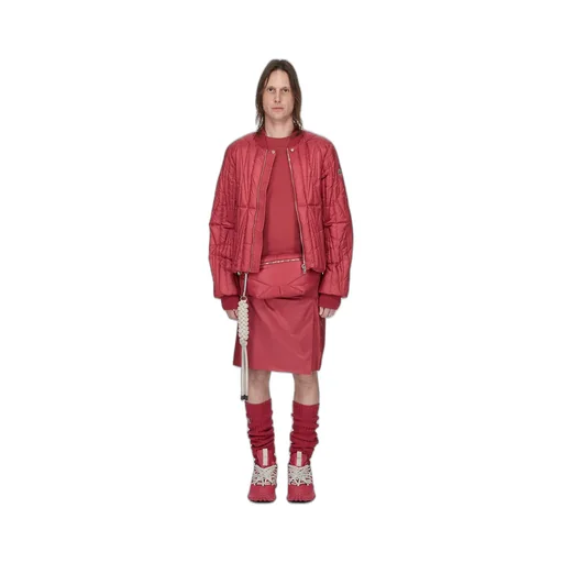 Moncler + Rick Owens Kiltshorts In Carnelian Recycled Ultra-Lightweight Polyester