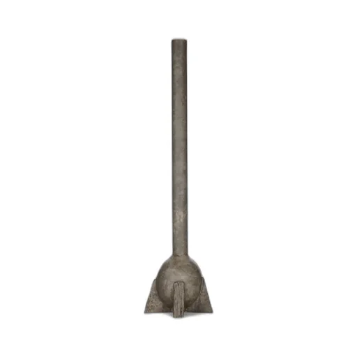 Rick Owens Small Swan Neck Vase In Nitrate Bronze Has An Oval Shape, Features A Slim And Long Neck, Four Legs And A Relatively Polished Surface.