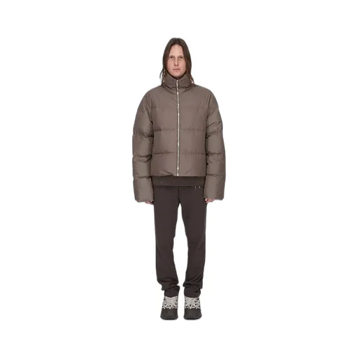 Moncler + Rick Owens Jogger In Dark Dust Heavy Cotton Jersey