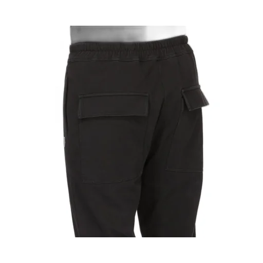 Moncler + Rick Owens Jogger In Black Heavy Cotton Jersey