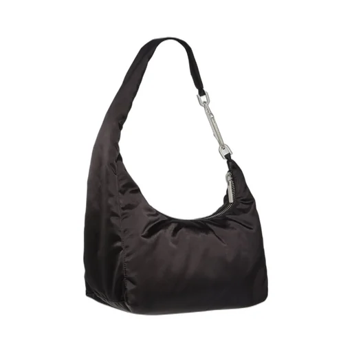 Rick Owens Temple Small Gemini Bag In Black Recycled Bomber