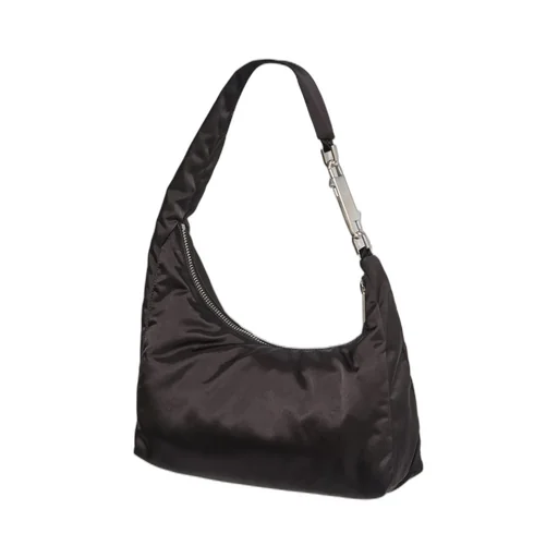 Rick Owens Temple Small Gemini Bag In Black Recycled Bomber