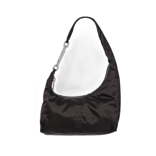 Rick Owens Temple Small Gemini Bag In Black Recycled Bomber