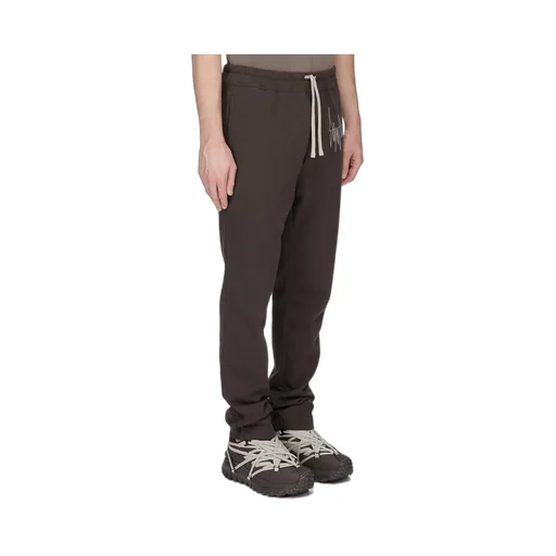 Moncler + Rick Owens Jogger In Dark Dust Heavy Cotton Jersey