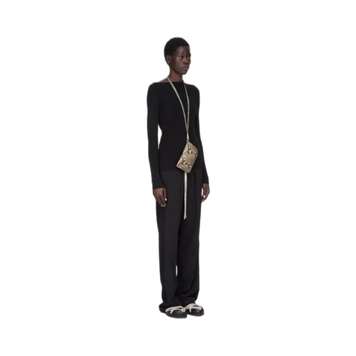 Rick Owens Concordians Neckwallet In Bosco Python Leather