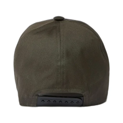 Rick Owens Concordians Owenscorp Embroidered Baseball Cap In Bosco/Darkdust Heavy Cotton Poplin