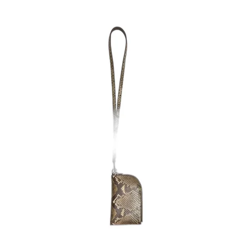 Rick Owens Concordians Neckwallet In Bosco Python Leather