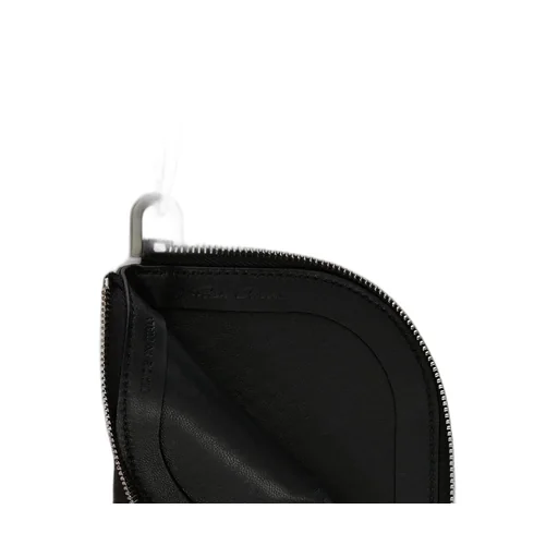 Rick Owens Concordians Neckwallet In Black Python Leather