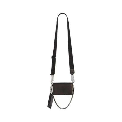 Rick Owens Concordians Mini Griffin In Black Glossy Butter Calf Leather
