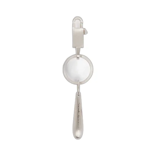 Rick Owens Concordians Teardrop In Palladio Palladium Tone Brass