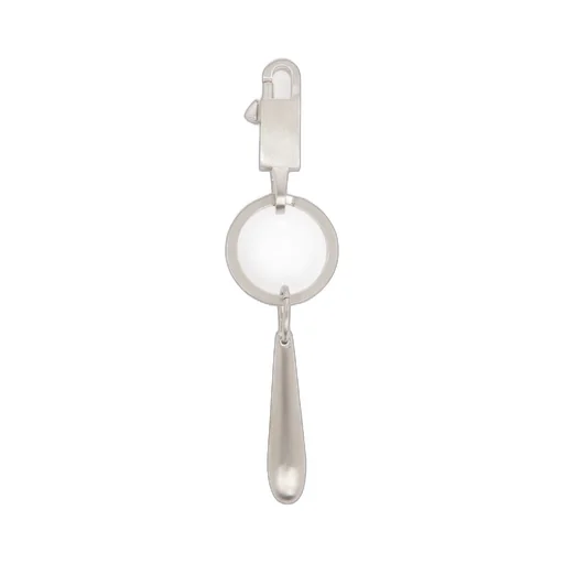 Rick Owens Concordians Teardrop In Palladio Palladium Tone Brass