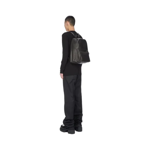 Rick Owens Concordians Backpack In Black Soft Grain Cow Leather