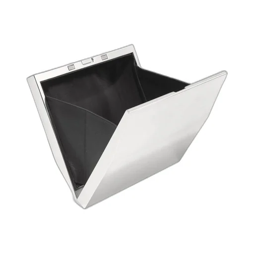 Rick Owens Concordians Prong Clutch In Palladio Thermoplastic And Peached Leather