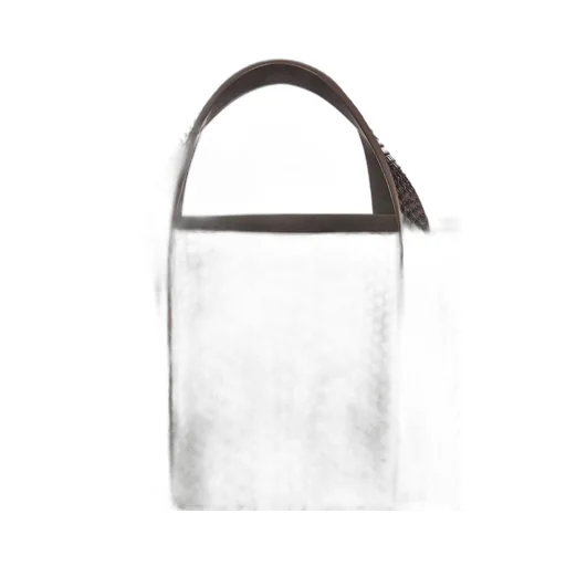 Rick Owens Mini Shopper In Iniridescent Python Snakeskin