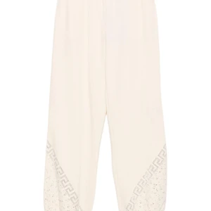 Greca-Embroidered Track Pants