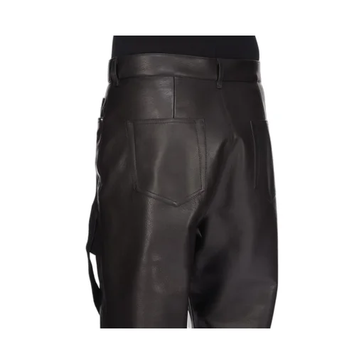 Rick Owens Temple Megastrapped Bolans In Black Nylon Canvas