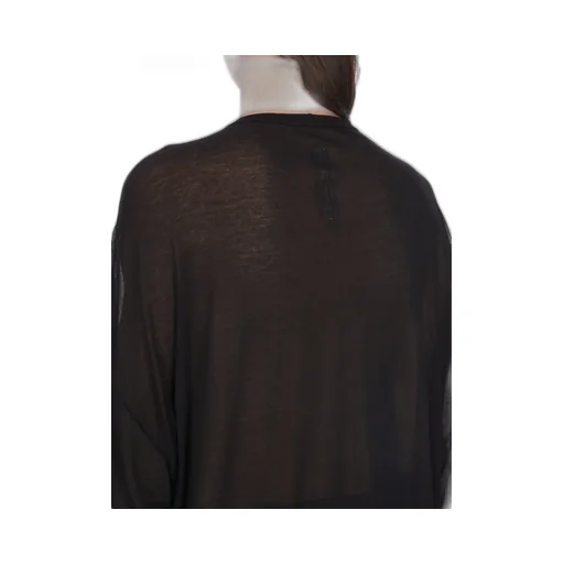 Rick Owens Temple V Tommy T In Black Unstable Cotton