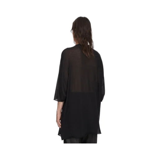 Rick Owens Temple V Tommy T In Black Unstable Cotton