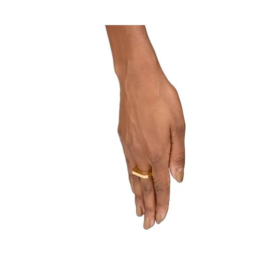 Rick Owens Ring In Gold Silver