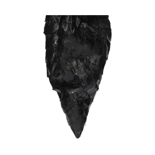 Rick Owens Temple Pull On Cuffed Taquito In Black/Clear Glossy Pirarucu