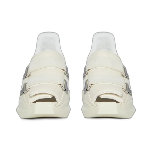 Rick Owens Temple Burritogeth In Milk/Milk Full Grain Calf Leather