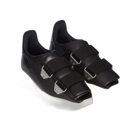 Rick Owens Temple Burritogeth In Milk/Milk Full Grain Calf Leather