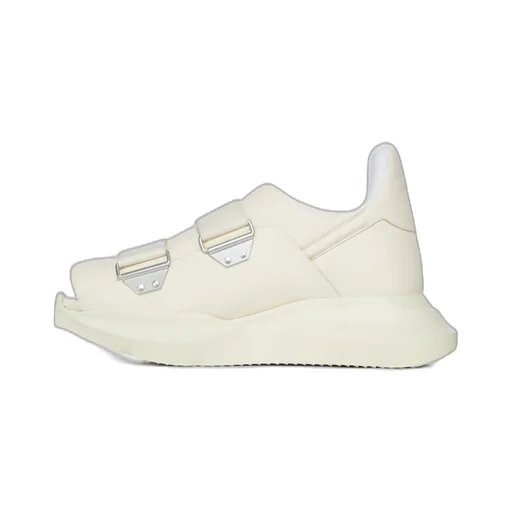 Rick Owens Temple Burritogeth In Milk/Milk Full Grain Calf Leather