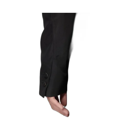 Rick Owens Temple Temple Trench In Black Nylon Canvas