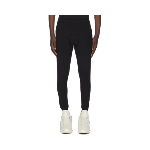 Rick Owens Concordians Runway Thermal Bottom In Black Thermal Jersey