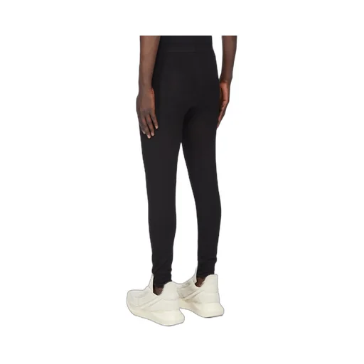 Rick Owens Concordians Runway Thermal Bottom In Black Thermal Jersey