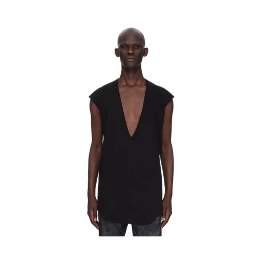 Rick Owens Concordians Runway Dylan T In Black Classic Cotton Jersey