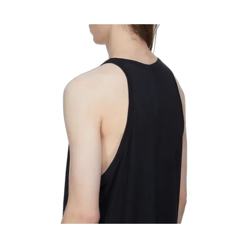 Rick Owens Concordians Runway Pony Tank In Black Unstable Cotton