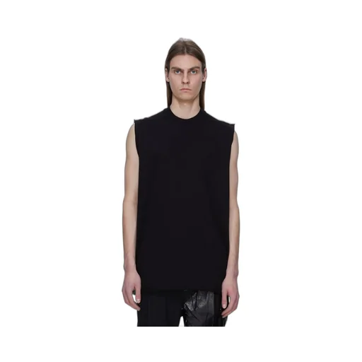 Rick Owens Concordians Runway Jumbo Sl T In Black Compact Heavy Jersey