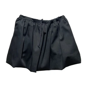 Puffy Mini Skirt In Organic Cotton Gabardine