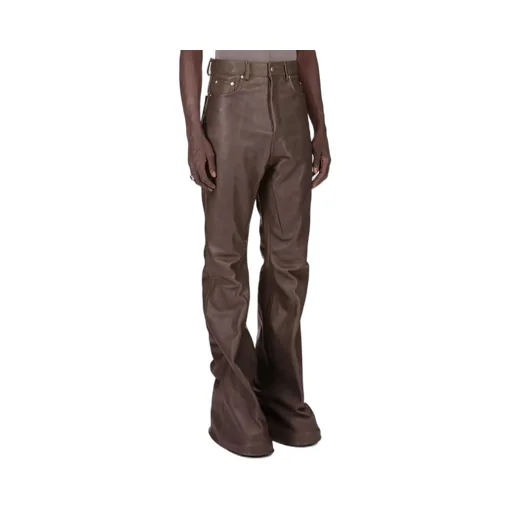 Rick Owens Concordians Runway Bolans In Drkdust Washed Calf Leather