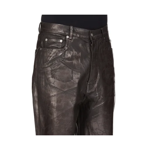 Rick Owens Concordians Runway Bolans In 13Oz Bronze Megacrust Denim