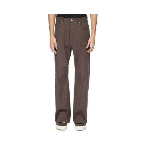Rick Owens Concordians Runway Geth Jeans In Ash Cotton Whipcord