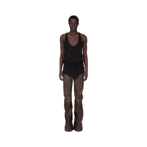 Rick Owens Concordians Runway Bolans In Drkdust Washed Calf Leather