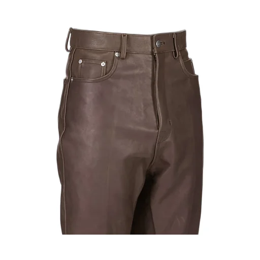 Rick Owens Concordians Runway Bolans In Drkdust Washed Calf Leather