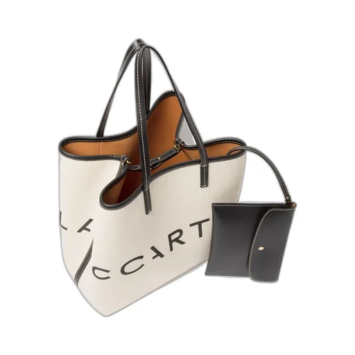 Stella Mccartney Logo Printed Tote Bag