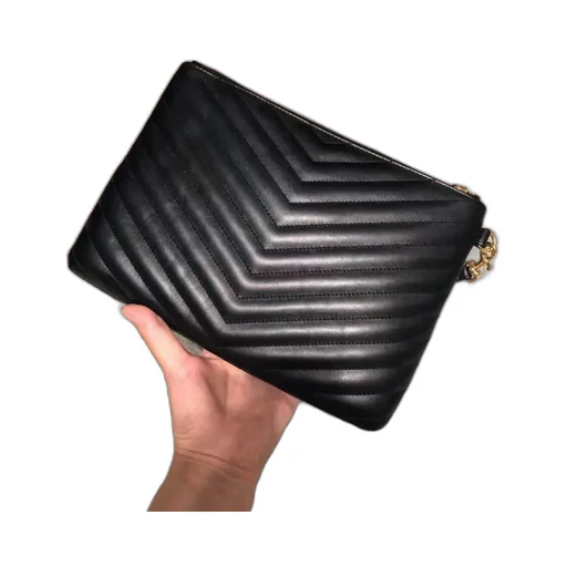 Saint Laurent Cassandre Matelassé A5 Pouch