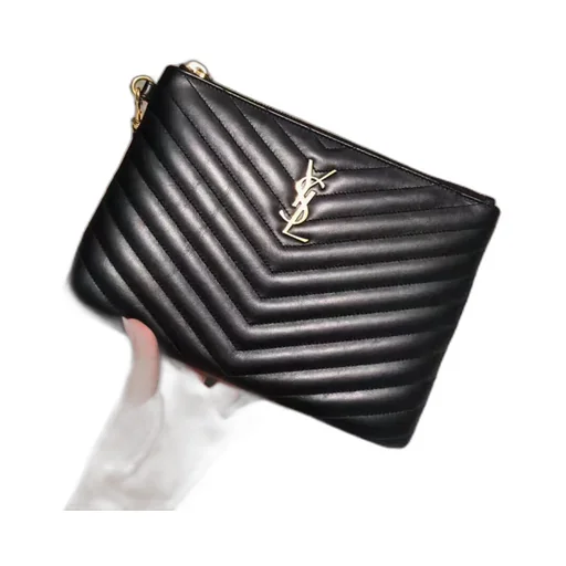 Saint Laurent Cassandre Matelassé A5 Pouch