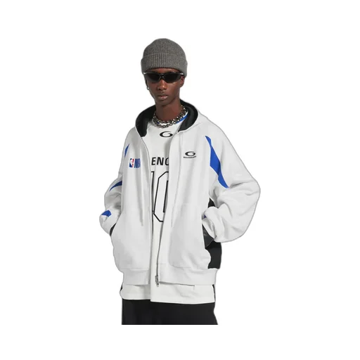 | Nba Collaboration Oversized Zip-Up Hoodie
