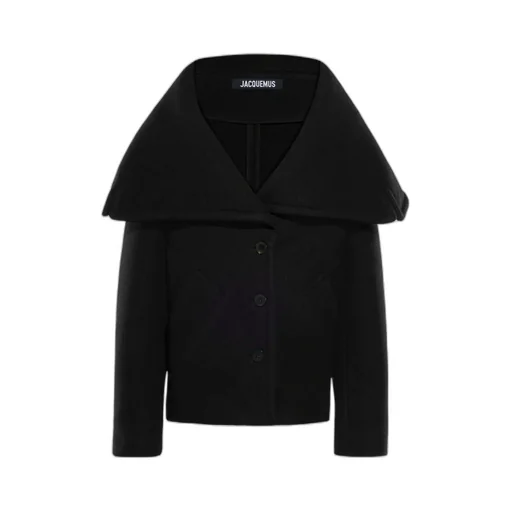 Jacquemus Le Caban Caruso Draped Collar Jacket