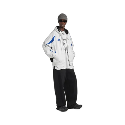 | Nba Collaboration Oversized Zip-Up Hoodie