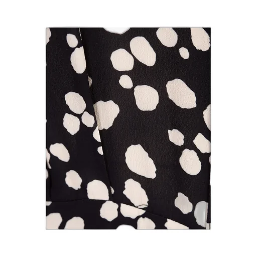 Msgm Spot-Printed Long-Sleeved Maxi Dress