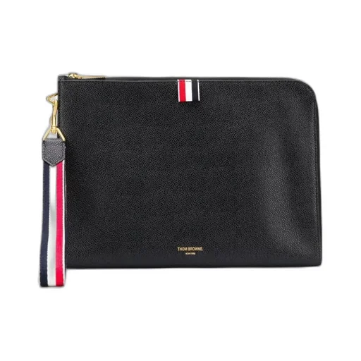 Thom Browne Rwb Striped Medium Clutch Bag
