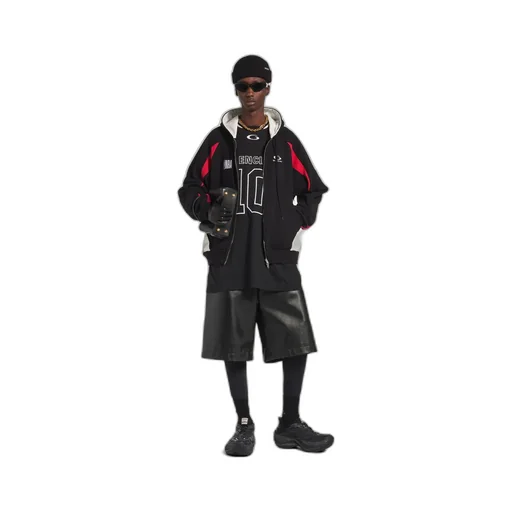 | Nba Collaboration Oversized Zip-Up Hoodie